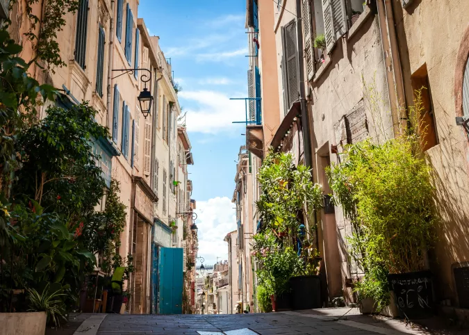 Quartier du Panier à Marseille