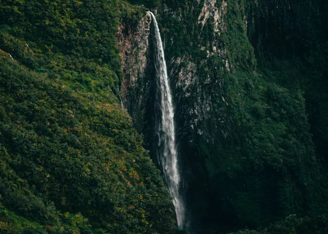 Cascade sur l'île de la Réunion