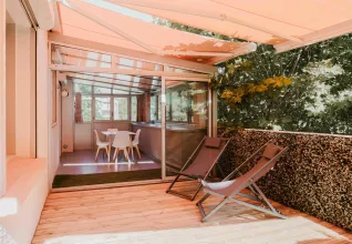 Camping 3 étoiles authentique et familial à Cagnes-sur-Mer sur la Côte d'Azur © Léa Tavolaro